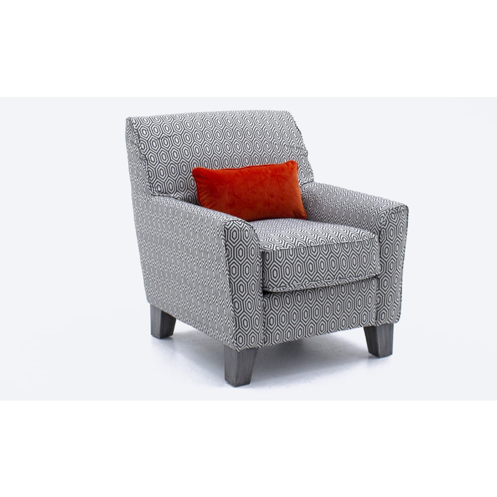 Cantrell Accent Chair - Graphite - Value Flooring and Furniture
