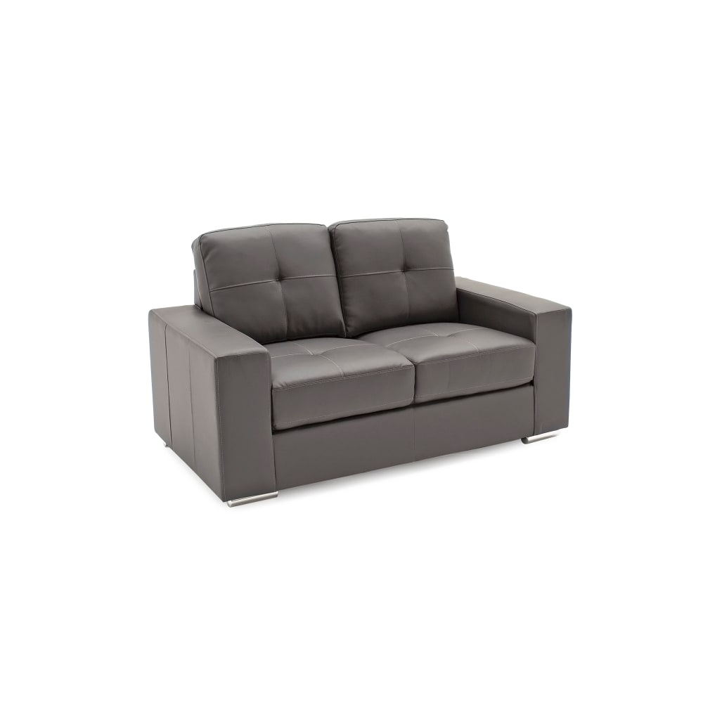 Gemona 2 Seater Sofa Grey Angled - Value Flooring and Furniture Gemona 2 Seater Sofa Grey Angled - Value Flooring and Furniture
