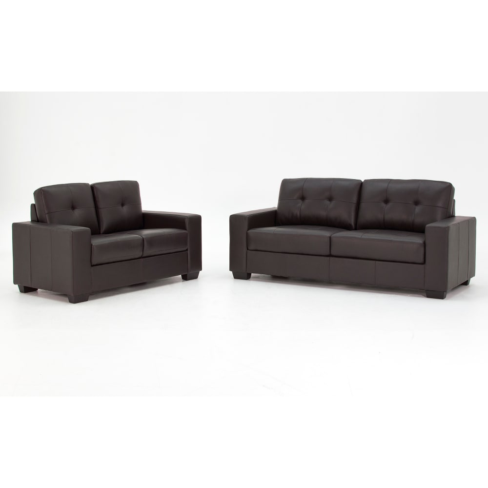 Gemona Sofa Suite 3+2 Seater Brown - Cutout - Value Flooring and Furniture