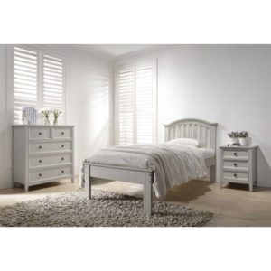 Mila Curved Bed 3' - Taupe - Value Flooring and Furniture