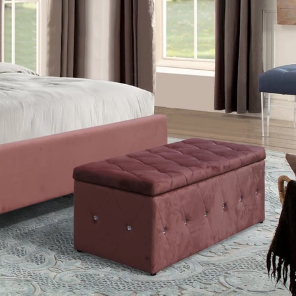 Aurora Blanket Box - Pink - Value Flooring and Furniture Aurora Blanket Box - Pink - Value Flooring and Furniture