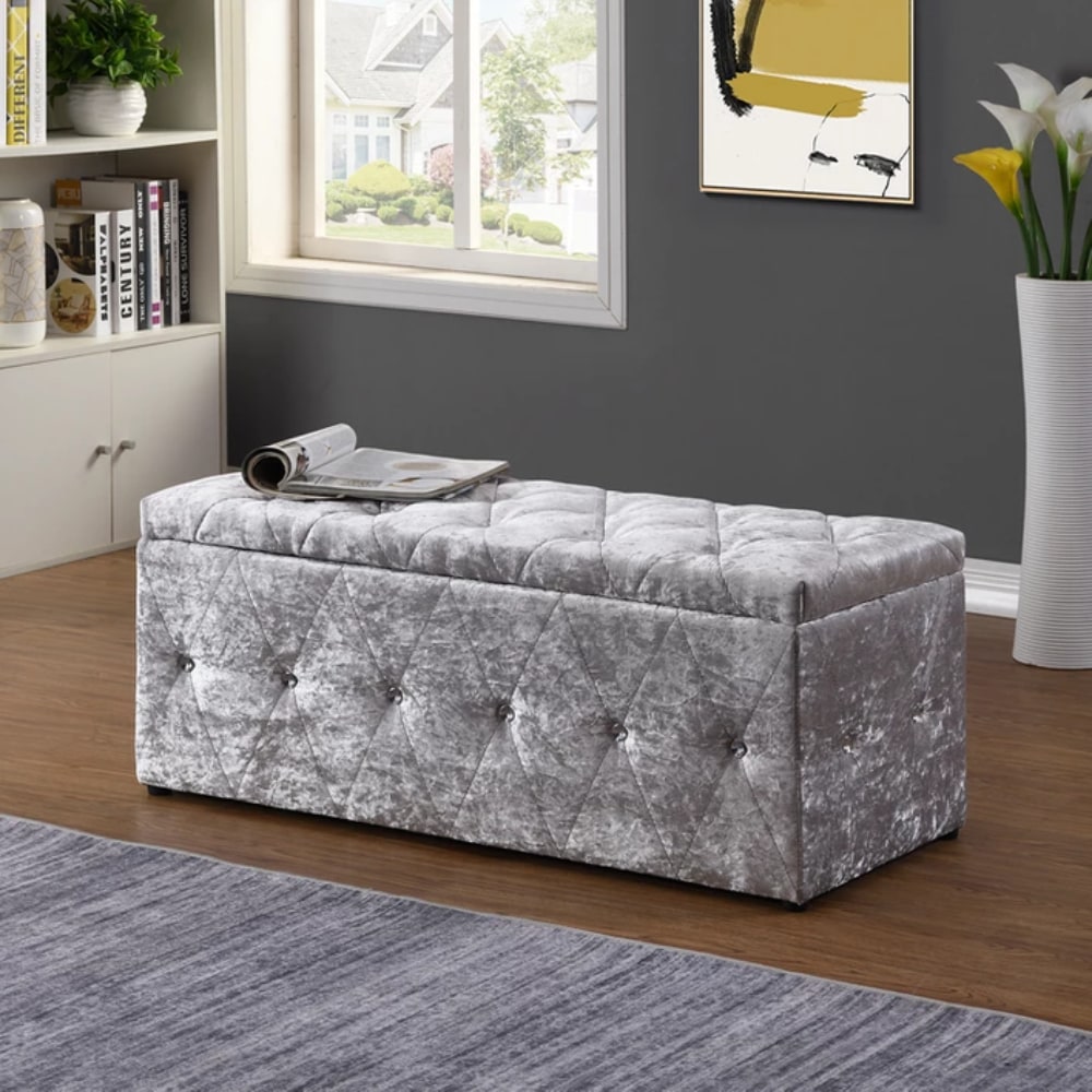 Blanket Box - Grey - Value Flooring and Furniture