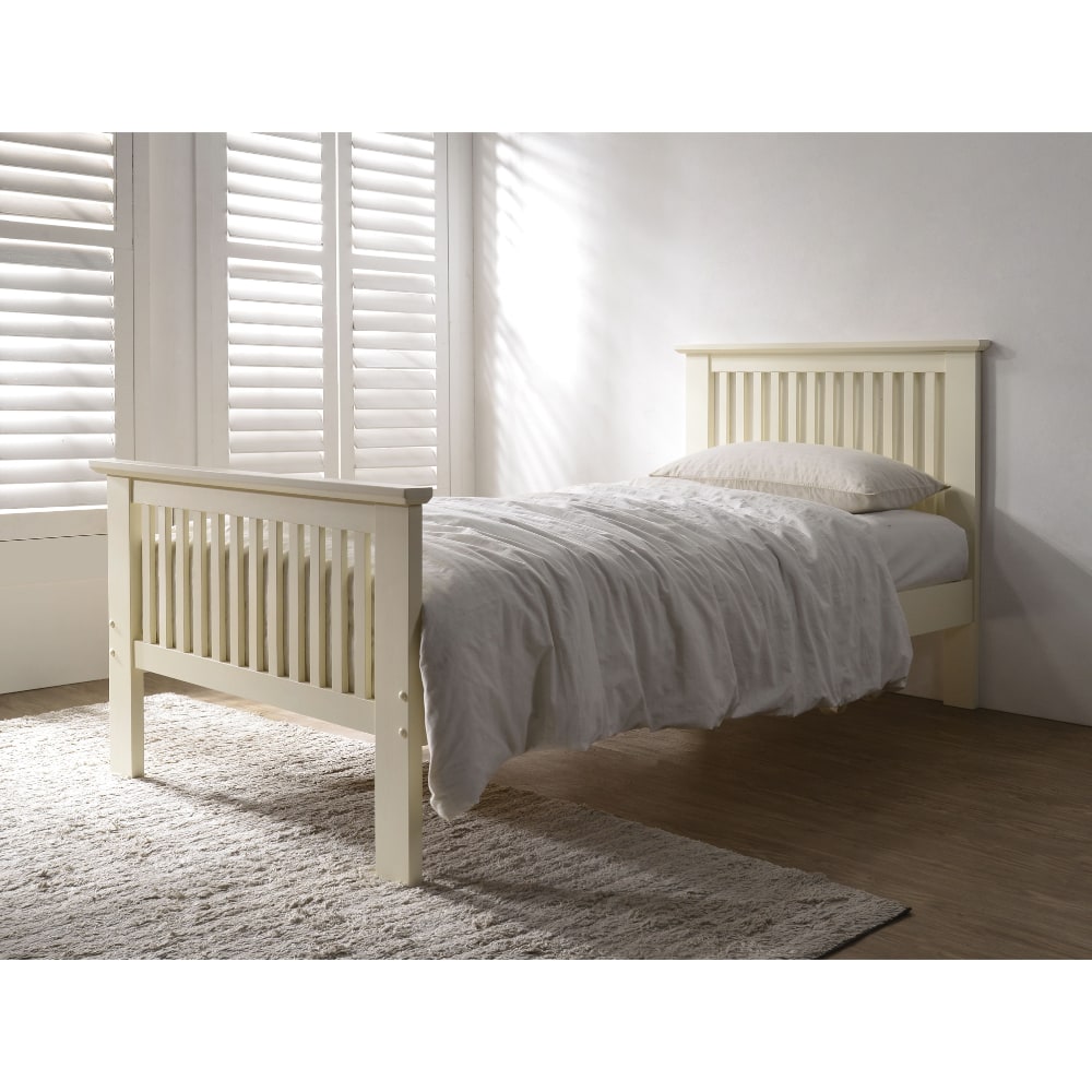Denver 3' Bed - Cream - Value Flooring and Furniture