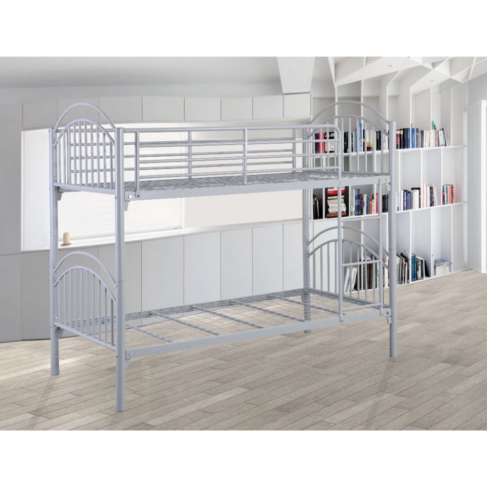 Moby 3' Bunk Bed - Grey - Value Flooring and Furniture