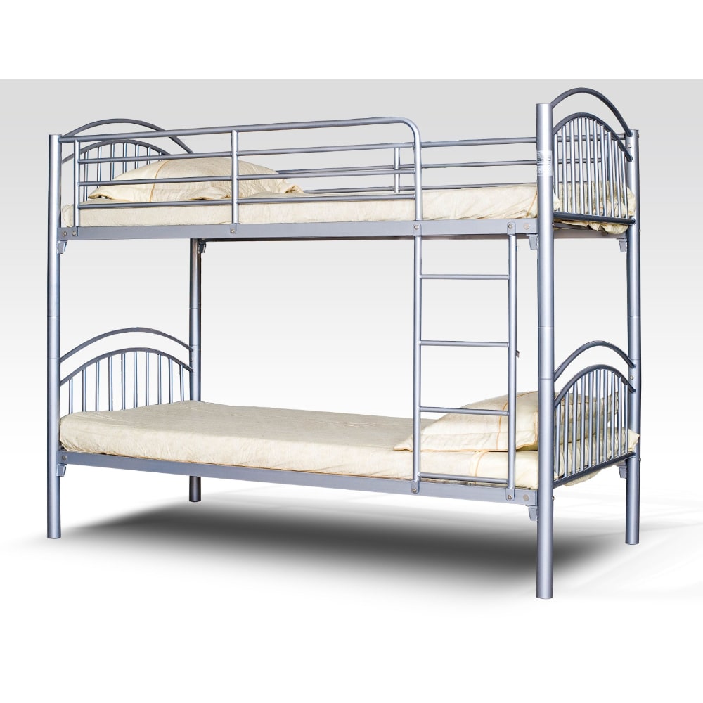 Moby 3' Bunk Bed - Silver - Value Flooring and Furniture