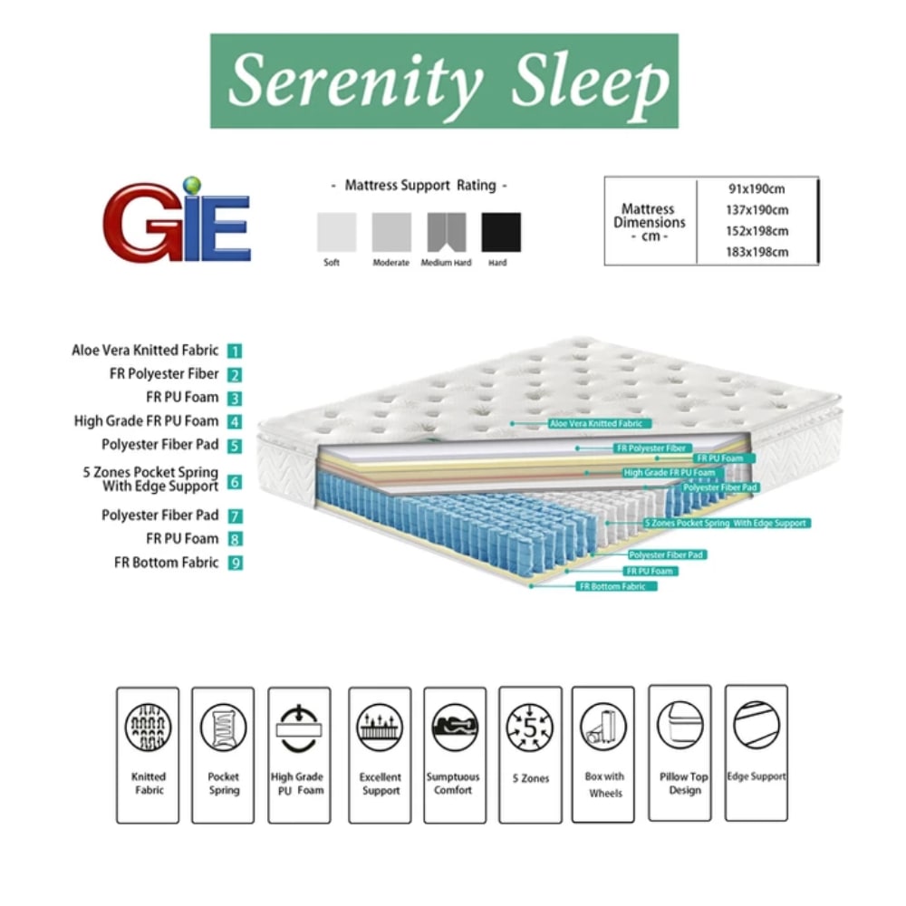 Serenity Sleep G-02 Detail - Value Flooring and Furniture