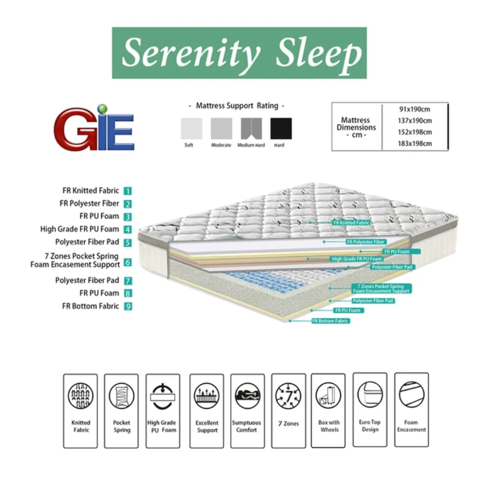 Serenity Sleep G-05 Mattress - Value Flooring and Furniture