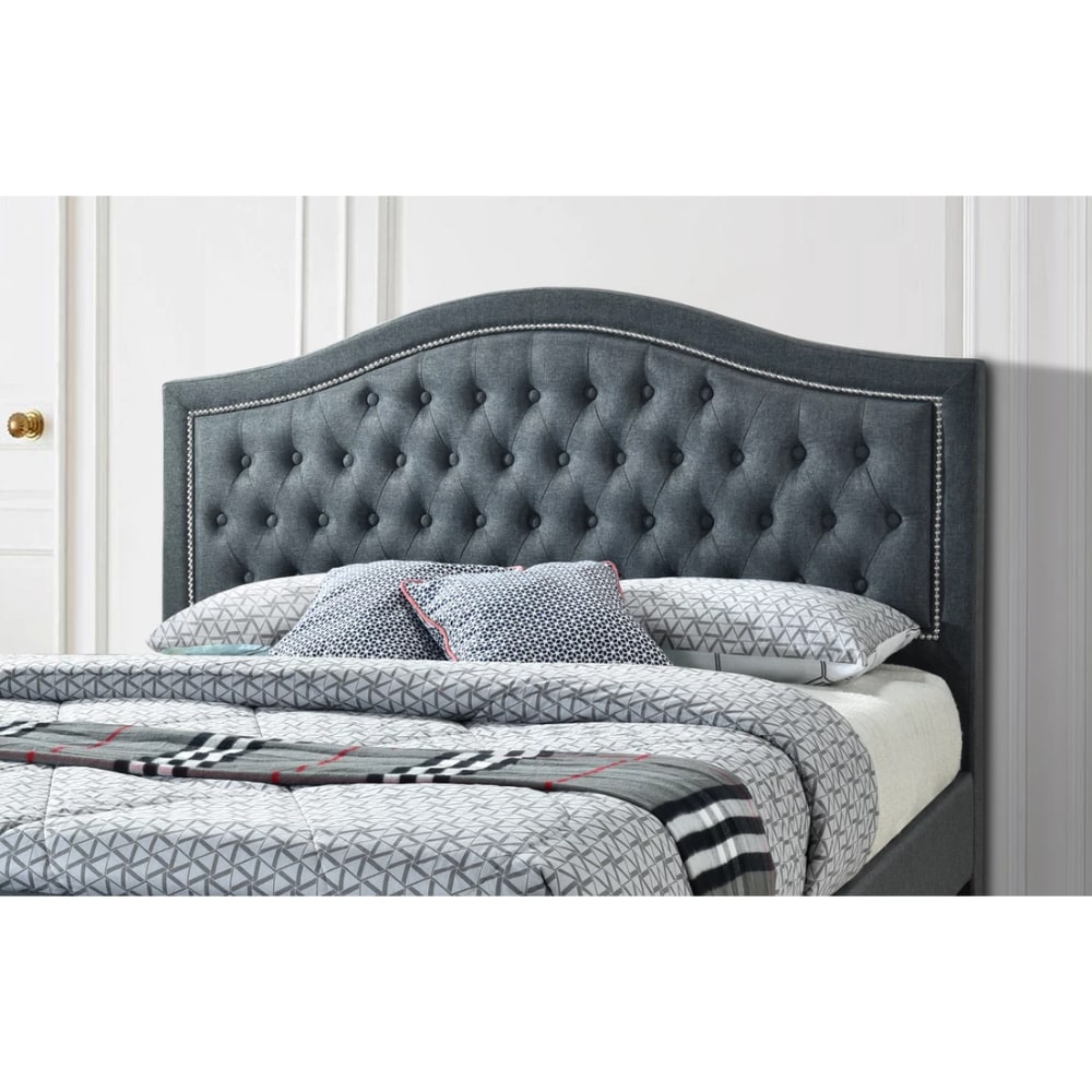 Taylor Bed Detail - Grey - Value Flooring and Furniture
