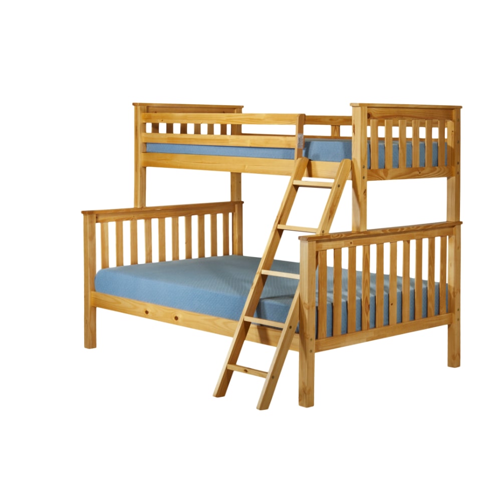Triple Bunk Bed - Honey - Value Flooring and Furniture